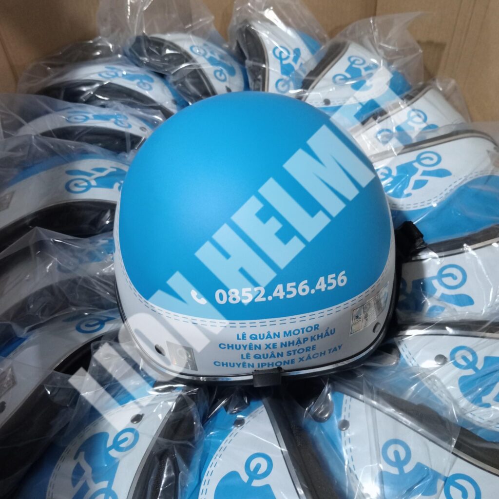 Mũ bảo hiểm thời trang nửa đầu