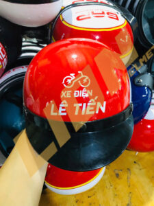 Nón bảo hiểm quảng bá thương hiệu in logo doanh nghiệp